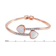 Picture of Low Cost Rose Gold Plated Zinc Alloy Fashion Bangle with Low Cost