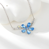 Show details for Funky Medium Blue Short Chain Necklace Show details for Funky Medium Blue Short Chain Necklace
