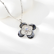 Show details for Unusual Small Swarovski Element Pendant Necklace Show details for Unusual Small Swarovski Element Pendant Necklace