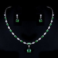 Show details for Copper or Brass Green 2 Piece Jewelry Set with Unbeatable Quality Show details for Copper or Brass Green 2 Piece Jewelry Set with Unbeatable Quality