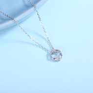 Picture of Affordable Platinum Plated 925 Sterling Silver Pendant Necklace from Trust-worthy Supplier