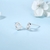 Picture of Funky Small Platinum Plated Stud Earrings