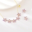 Show details for Inexpensive Gold Plated Purple 2 Piece Jewelry Set from Reliable Manufacturer