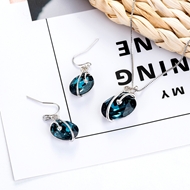 Picture of Pretty Artificial Crystal Casual Necklace and Earring Set