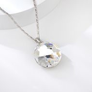 Picture of Unique Swarovski Element White Pendant Necklace