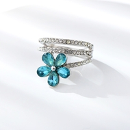 Show details for Inexpensive Platinum Plated Blue Fashion Ring from Reliable Manufacturer Show details for Inexpensive Platinum Plated Blue Fashion Ring from Reliable Manufacturer