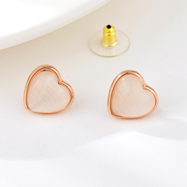 Picture of Designer Rose Gold Plated Classic Stud Earrings with 3~7 Day Delivery