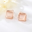 Show details for Famous Opal Rose Gold Plated Stud Earrings