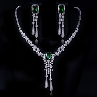 Show details for Shop Platinum Plated Green 2 Piece Jewelry Set with Wow Elements Show details for Shop Platinum Plated Green 2 Piece Jewelry Set with Wow Elements