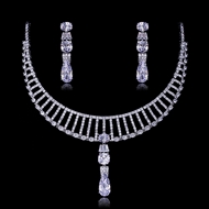 Show details for Need-Now White Platinum Plated 2 Piece Jewelry Set from Editor Picks Show details for Need-Now White Platinum Plated 2 Piece Jewelry Set from Editor Picks