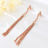 Show details for Eye-Catching Rose Gold Plated Zinc Alloy Dangle Earrings with Member Discount Show details for Eye-Catching Rose Gold Plated Zinc Alloy Dangle Earrings with Member Discount