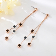 Show details for Rose Gold Plated Classic Dangle Earrings with SGS/ISO Certification Show details for Rose Gold Plated Classic Dangle Earrings with SGS/ISO Certification