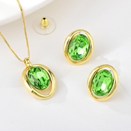 Picture of Classic Artificial Crystal 2 Piece Jewelry Set with Fast Delivery