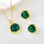 Show details for Brand New Green Small 2 Piece Jewelry Set with SGS/ISO Certification