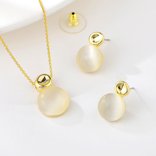 Picture of Zinc Alloy White 2 Piece Jewelry Set at Great Low Price