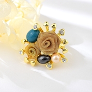 Show details for Attractive Gold Plated Classic Fashion Ring For Your Occasions