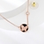 Picture of 925 Sterling Silver Rose Gold Plated Pendant Necklace with Full Guarantee