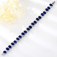 Show details for Delicate Platinum Plated Fashion Bracelet with Low Cost Show details for Delicate Platinum Plated Fashion Bracelet with Low Cost