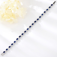 Show details for Delicate Cubic Zirconia Fashion Bracelet of Original Design Show details for Delicate Cubic Zirconia Fashion Bracelet of Original Design