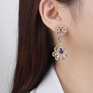 Picture of Fashionable Big Luxury Dangle Earrings