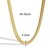 Picture of Small Gold Plated Pendant Necklace of Original Design