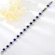 Show details for Pretty Cubic Zirconia Blue Fashion Bracelet Show details for Pretty Cubic Zirconia Blue Fashion Bracelet
