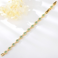 Show details for Unique Cubic Zirconia Green Fashion Bracelet Show details for Unique Cubic Zirconia Green Fashion Bracelet