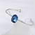 Picture of Charming Blue Swarovski Element Fashion Bangle As a Gift