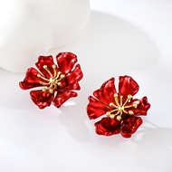 Picture of Origninal Big Red Big Stud Earrings