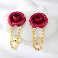 Picture of Low Price Gold Plated Zinc Alloy Dangle Earrings from Trust-worthy Supplier