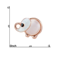 Picture of Low Price Rose Gold Plated White Stud Earrings from Trust-worthy Supplier