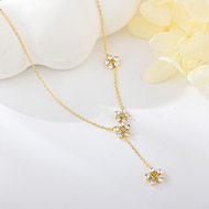 Show details for Attractive White Gold Plated Pendant Necklace For Your Occasions Show details for Attractive White Gold Plated Pendant Necklace For Your Occasions