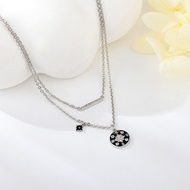 Show details for Great Cubic Zirconia Platinum Plated Pendant Necklace Show details for Great Cubic Zirconia Platinum Plated Pendant Necklace