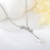 Picture of Fashion Cubic Zirconia White Pendant Necklace