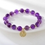Show details for Copper or Brass Nature Amethyst Fashion Bracelet with Full Guarantee