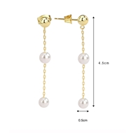 Picture of Recommended White Small Dangle Earrings from Top Designer