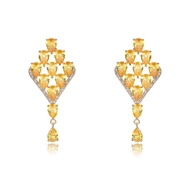 Picture of Need-Now Yellow Gold Plated Dangle Earrings from Editor Picks