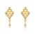 Picture of Need-Now Yellow Gold Plated Dangle Earrings from Editor Picks