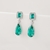 Picture of Need-Now Green Cubic Zirconia Dangle Earrings from Editor Picks