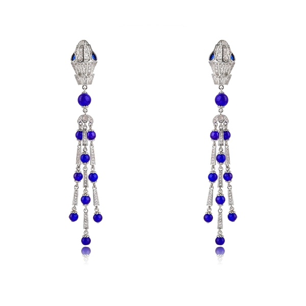 Picture of Luxury Blue Dangle Earrings with Worldwide Shipping