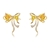 Picture of Popular Cubic Zirconia White Big Stud Earrings