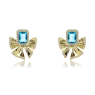 Picture of Luxury Gold Plated Big Stud Earrings with Fast Shipping