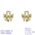 Picture of Big Gold Plated Big Stud Earrings with Fast Delivery