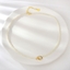 Show details for Unique shell pearl Classic Short Statement Necklace