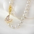 Picture of Purchase Gold Plated White Short Statement Necklace Exclusive Online