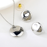 Show details for Impressive Platinum Plated Dubai 2 Piece Jewelry Set with Low MOQ