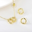 Show details for Charming Gold Plated Small 2 Piece Jewelry Set As a Gift