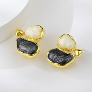 Picture of Irresistible Black Gold Plated Stud Earrings For Your Occasions