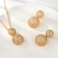 Show details for Rose Gold Plated Medium 2 Piece Jewelry Set with Price Show details for Rose Gold Plated Medium 2 Piece Jewelry Set with Price
