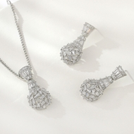Show details for Copper or Brass White 2 Piece Jewelry Set From Reliable Factory Show details for Copper or Brass White 2 Piece Jewelry Set From Reliable Factory